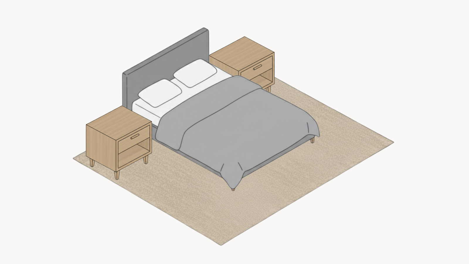 Cama King ou Quarto Espaçoso