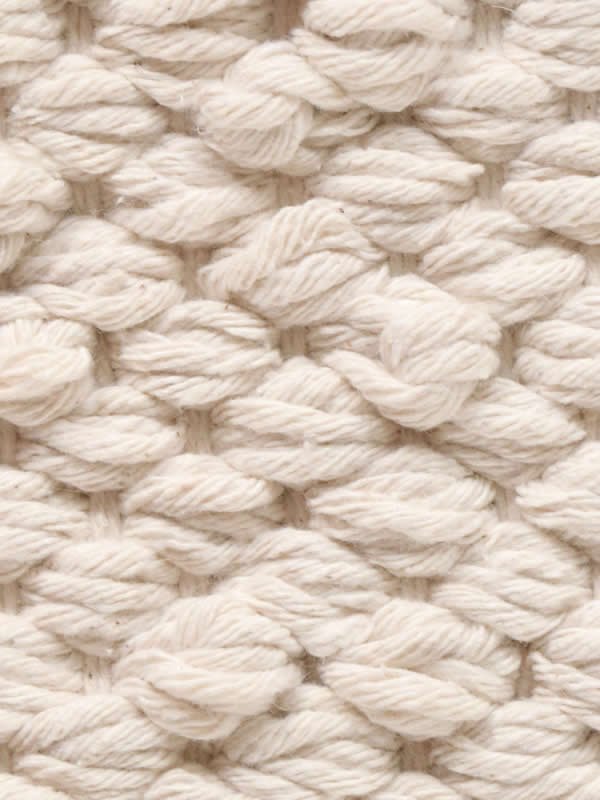 Trançado Puro Algodão Cru